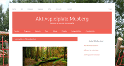 Desktop Screenshot of aktivspielplatz-musberg.de
